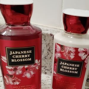 Japanese Cherry Blossom Shower Gel and Body Lotion 🆕